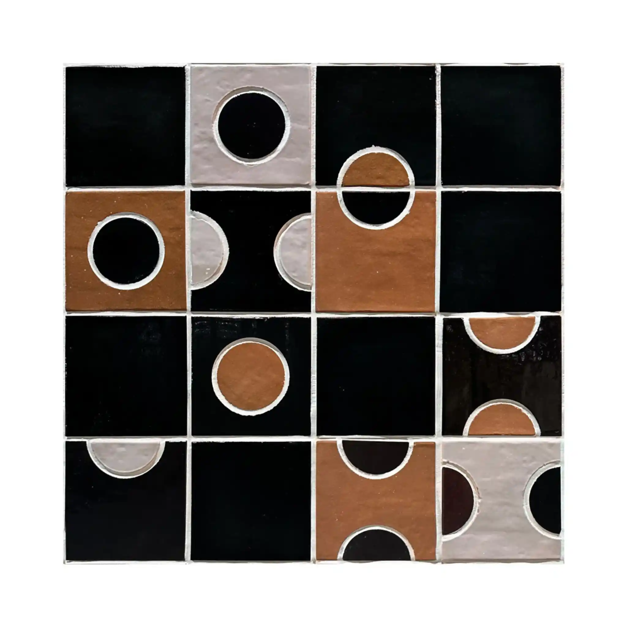 Circle Seramik Karo Siyah