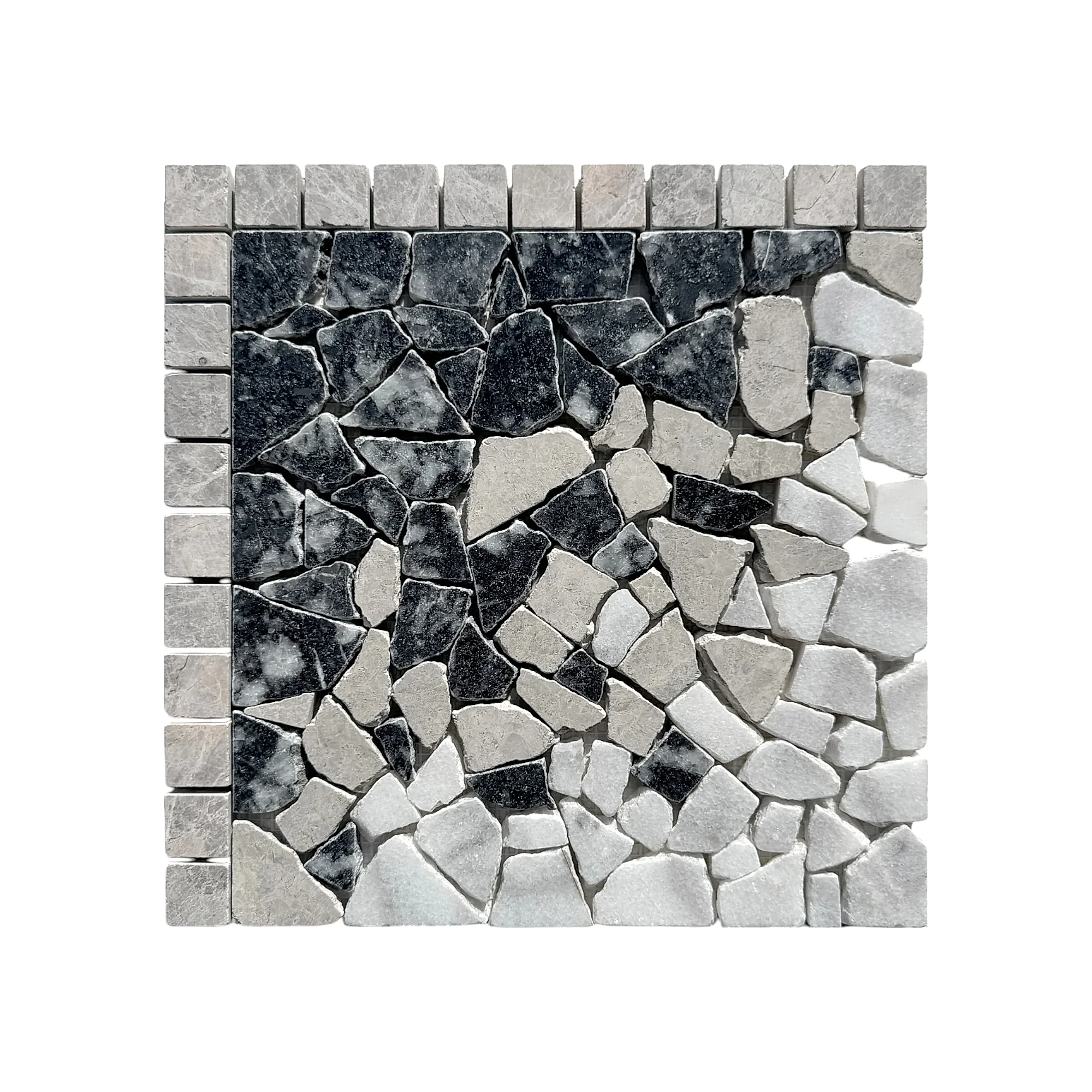 Eudocia Mermer Mozaik Gri