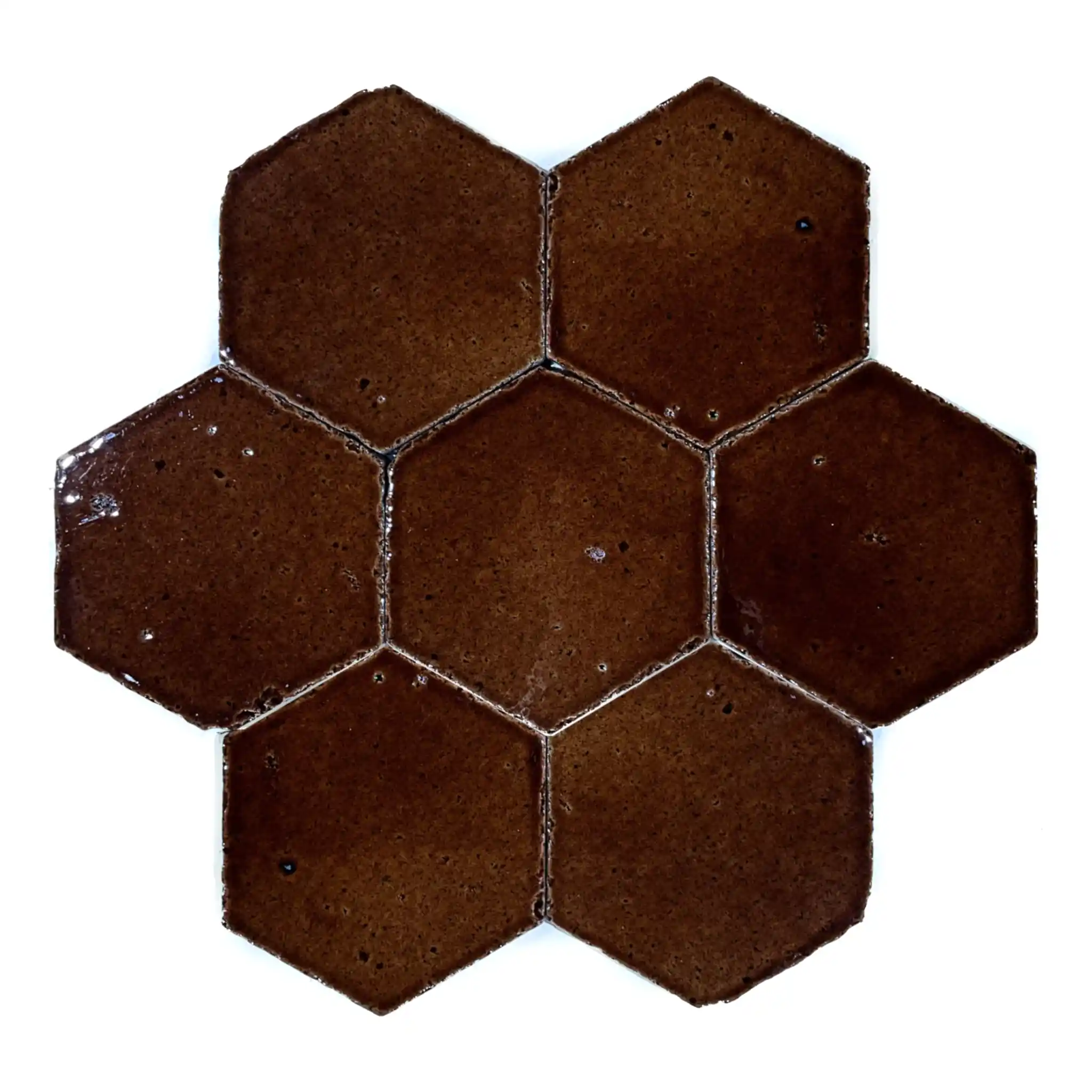 Sırlı Lav Taşı G Kahverengi