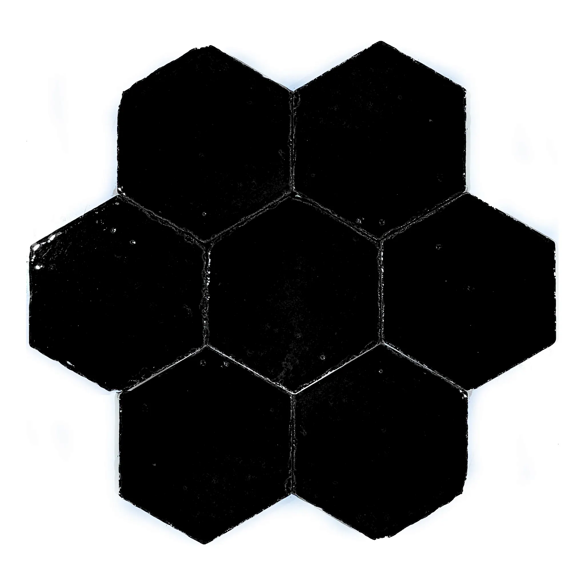 Sırlı Lav Taşı G Siyah