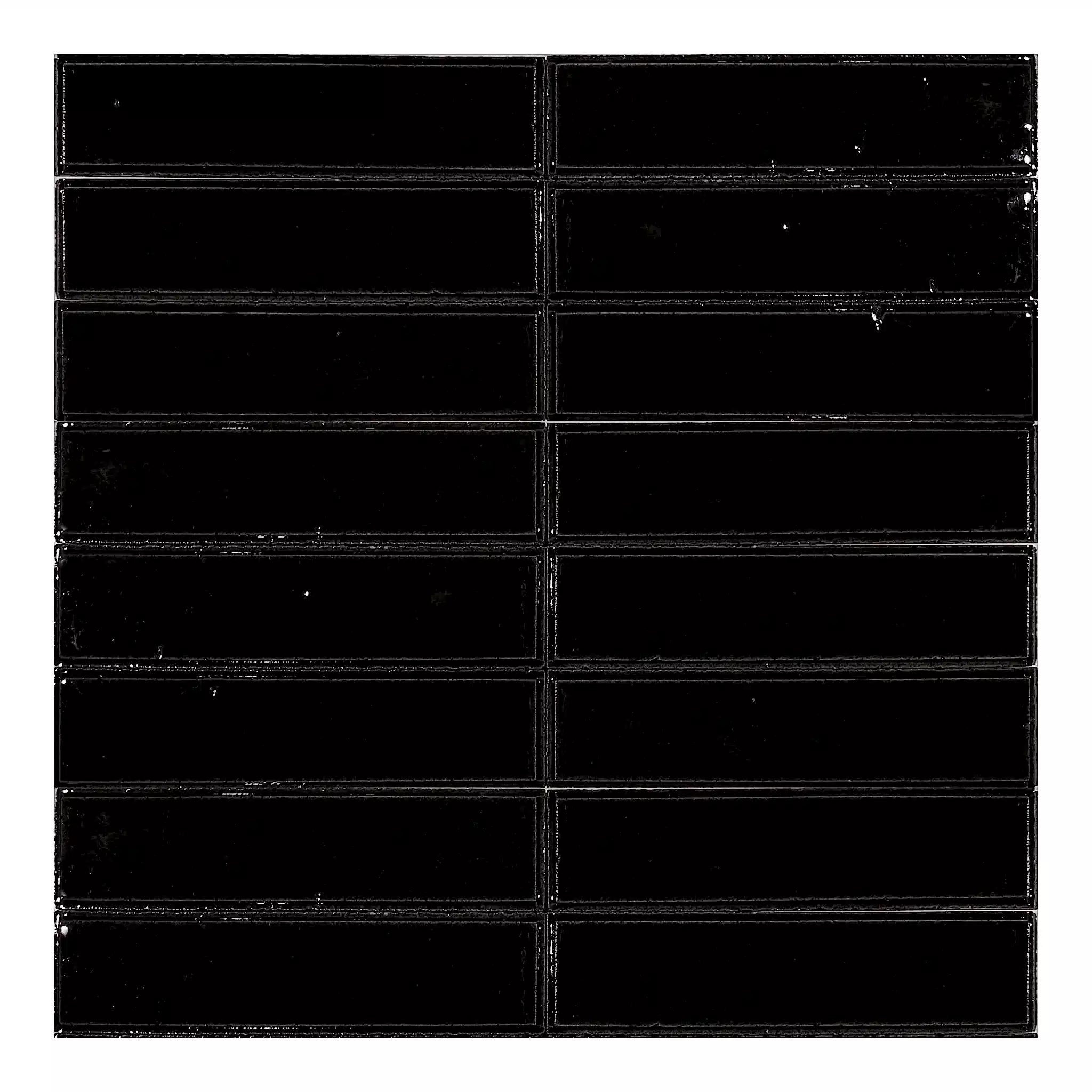 Sırlı Lav Taşı Sj 5x20 Siyah