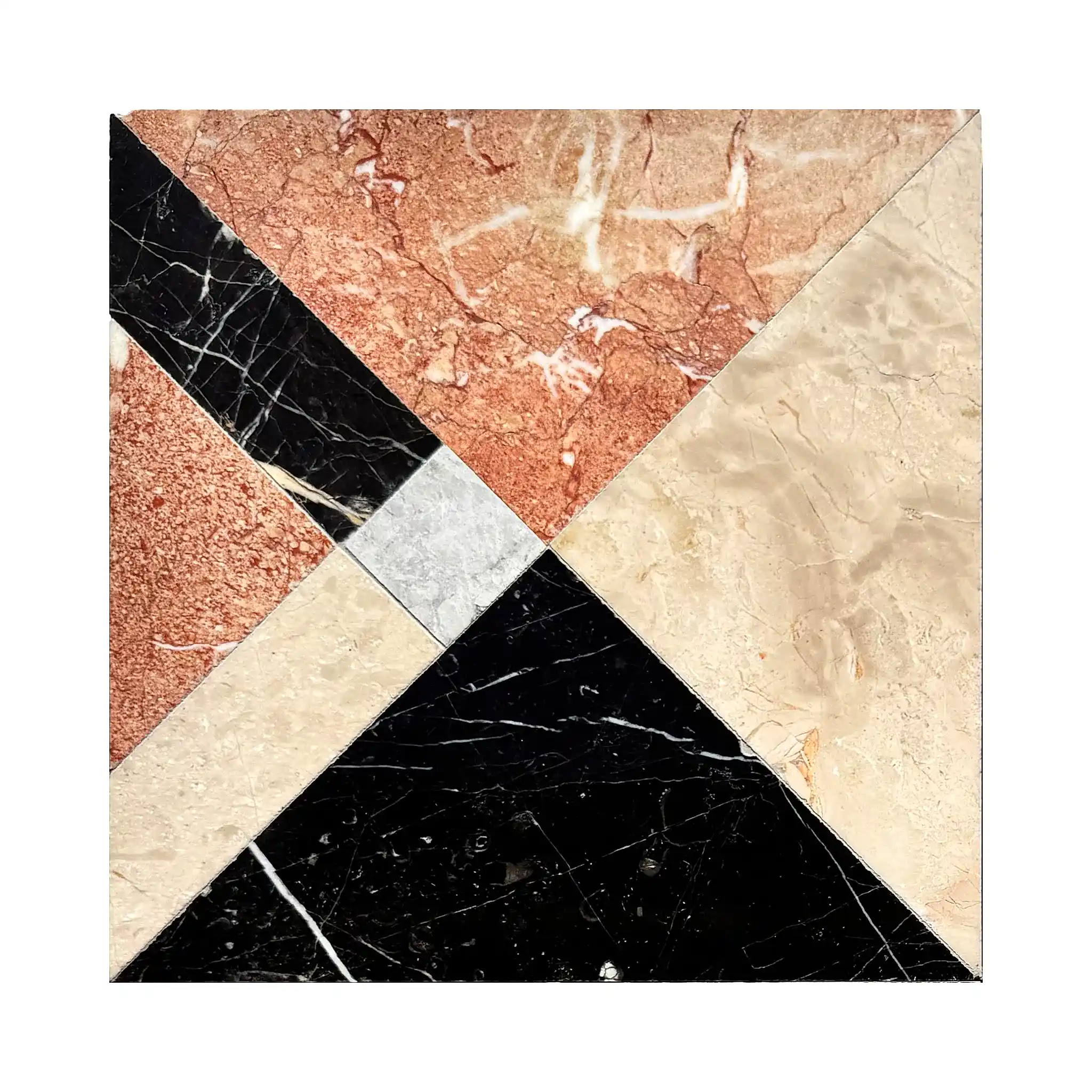 Macra Mermer Karo Bej Mix