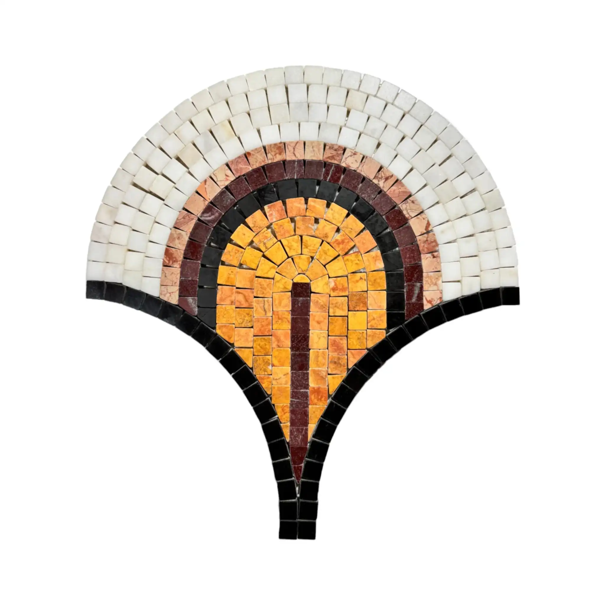 Ivory Mermer Mozaik Siyah Mix