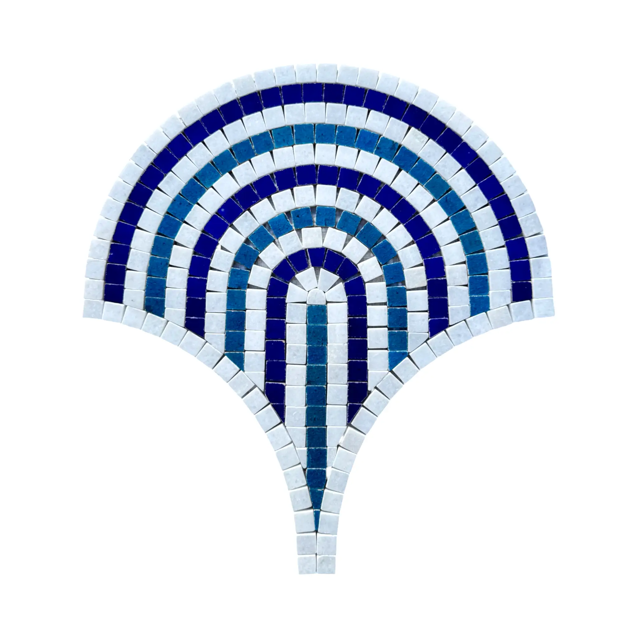 Ivory Mermer Mozaik Mavi Mix