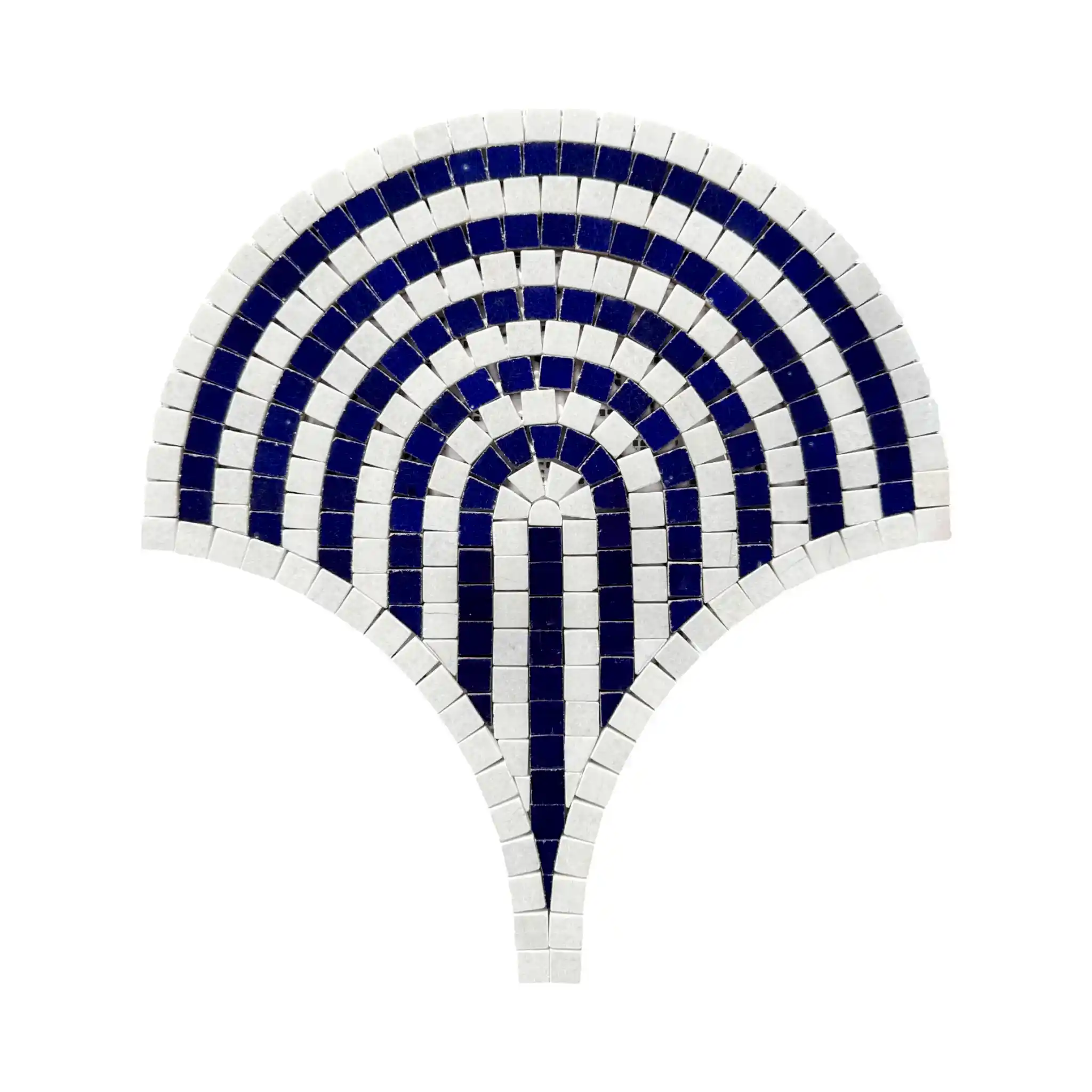 Ivory Mermer Mozaik Lacivert